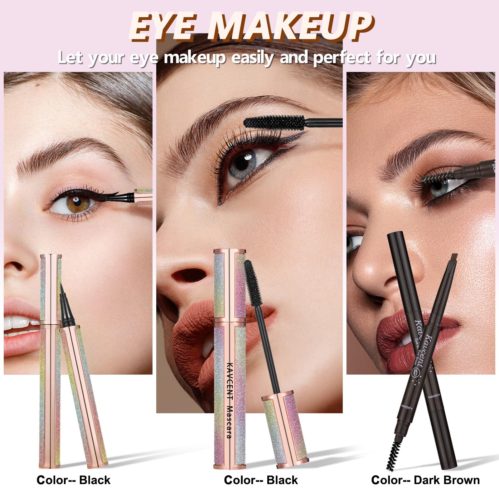 KAVCENT contour stick with pressed powder for dimension and finish