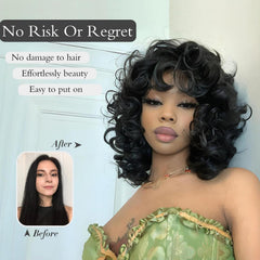 Kavsni Afro-kinky curls 14in create volumized, vibrant daily wear.