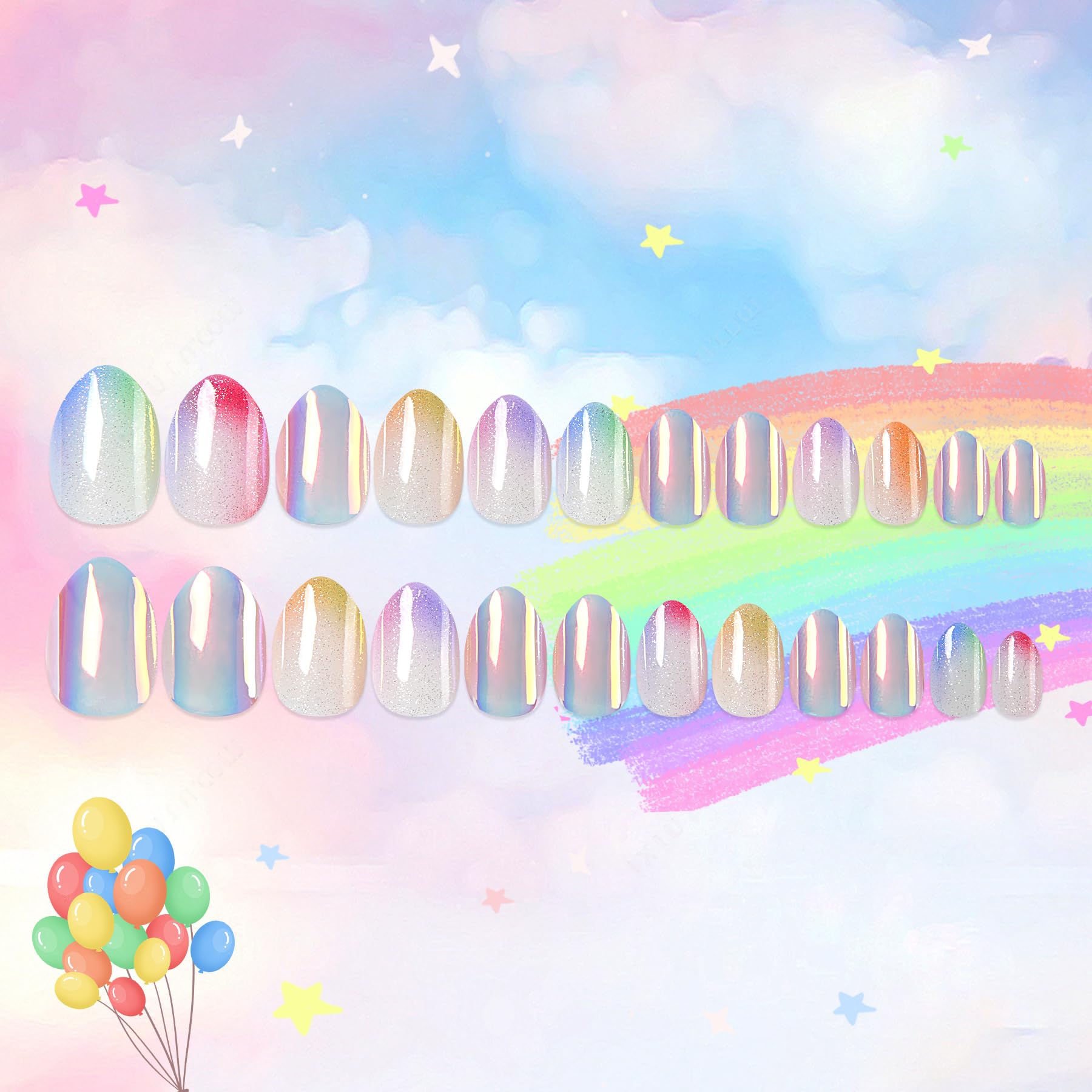 Short full-coverage Kawyehu nails for kids easy at-home manicure
