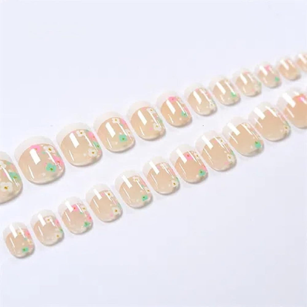 Kawyehu Kids Press-On Nails short full-coverage set fits tiny nails quickly.