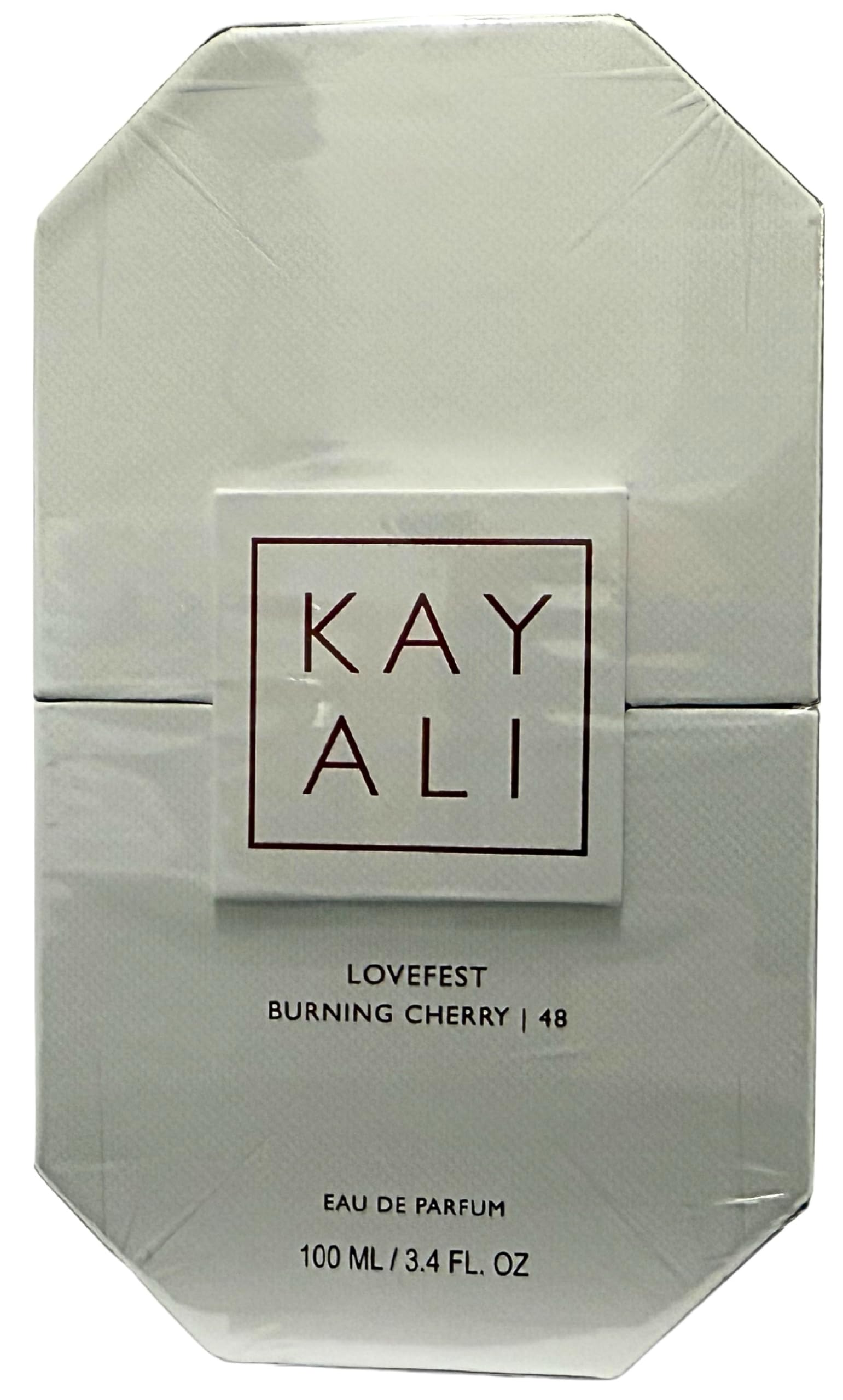 KAYALI Lovefest Burning Cherry 48 gift box, elegant packaging for gifting