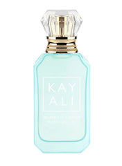 Kayali Maldives mini EDP bottle photographed from the front, travel-ready and stylish.