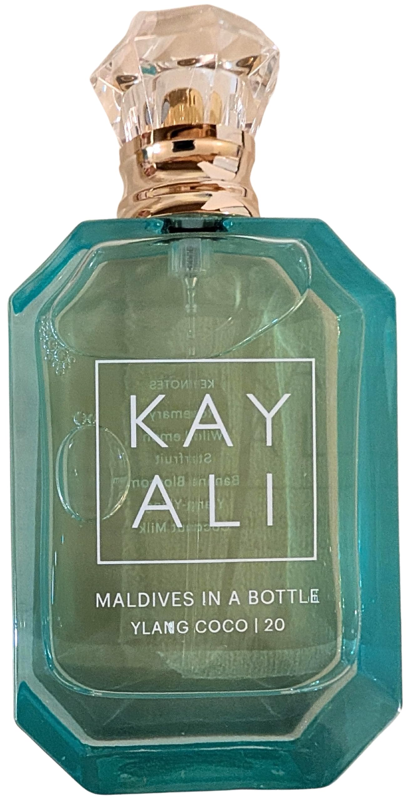 Kayali Maldives Ylang Coco spray mist, smooth application for effortless layering.