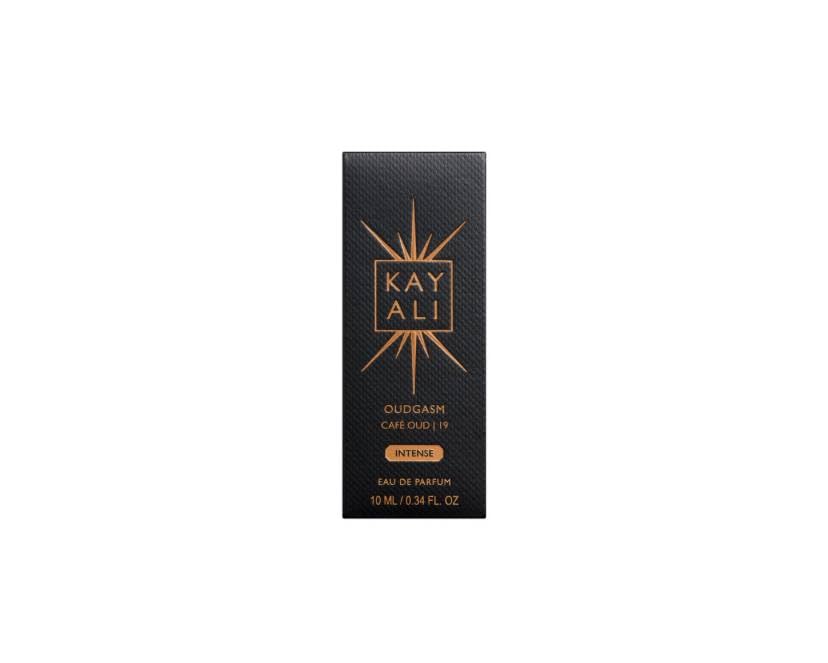 Kayali Oudgasm Café Oud 19 coffee-essence scent ready for evening wear