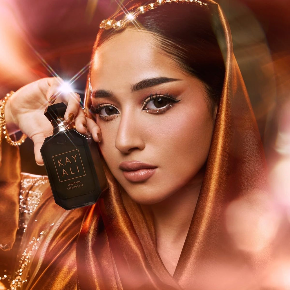 Kayali Oudgasm Café Oud heart with rose and geranium notes