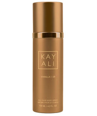 Kayali Vanilla 28 body spray bottle for daily layering and refreshment