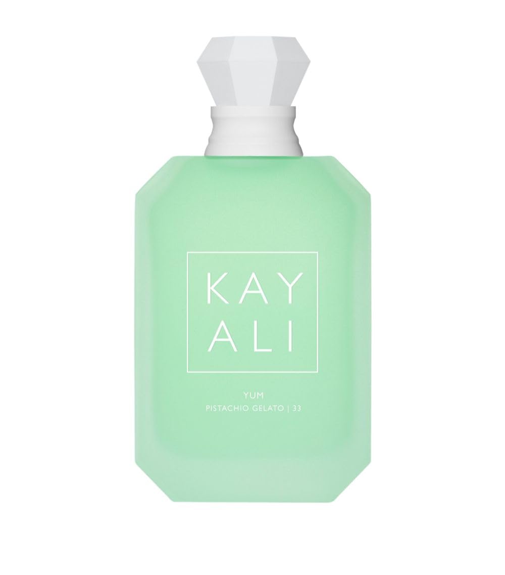 KAYALI Yum Pistachio Gelato 33 EDP Intense bottle, long-lasting gourmand fragrance.