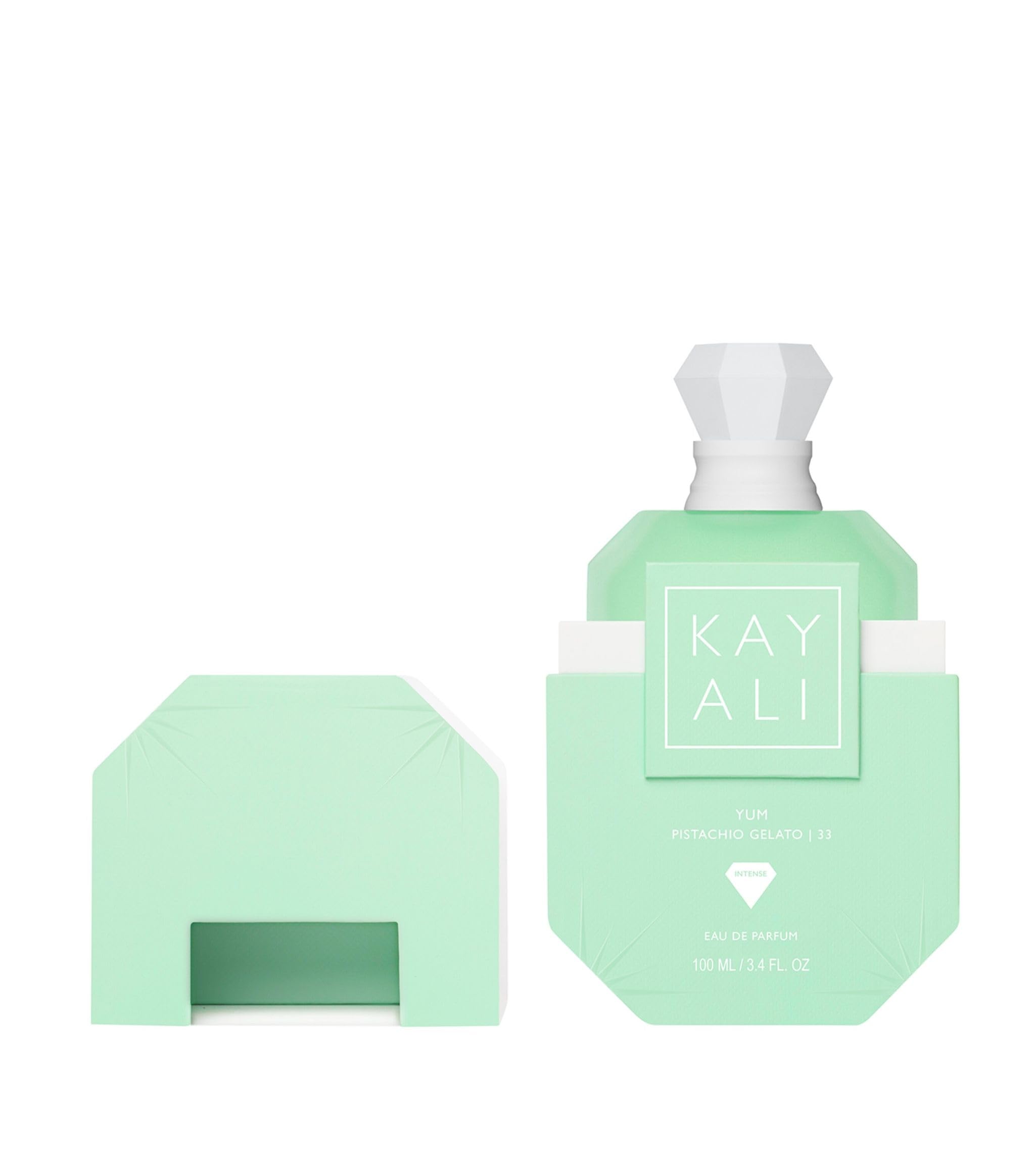 KAYALI Yum Pistachio Gelato 33 EDP Intense, evening event-ready scent.