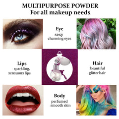 Kaynest inner-eye glitter spray adds pearl-white sparkle for vivid eye looks