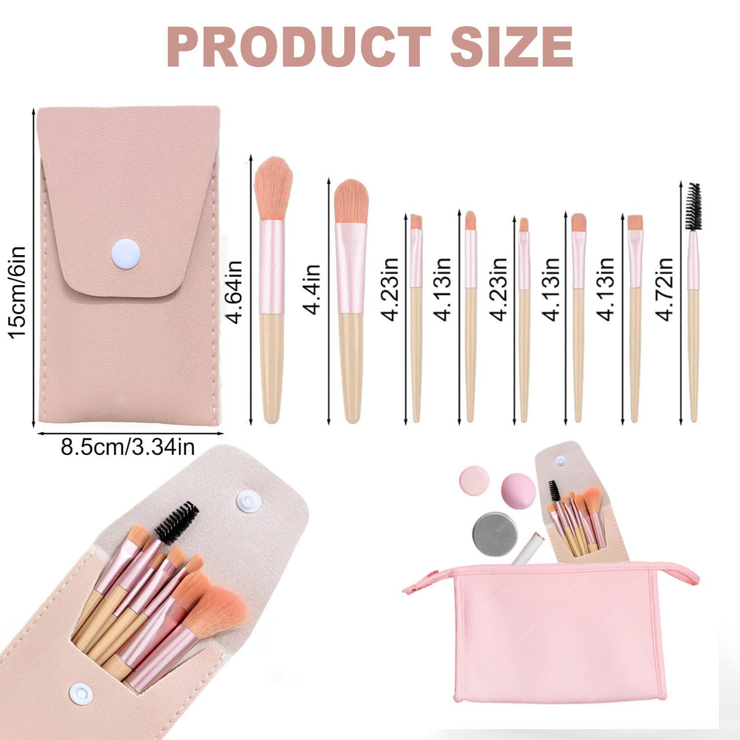 KBTYUDD aluminum ferrules secure bristles for long-lasting durability