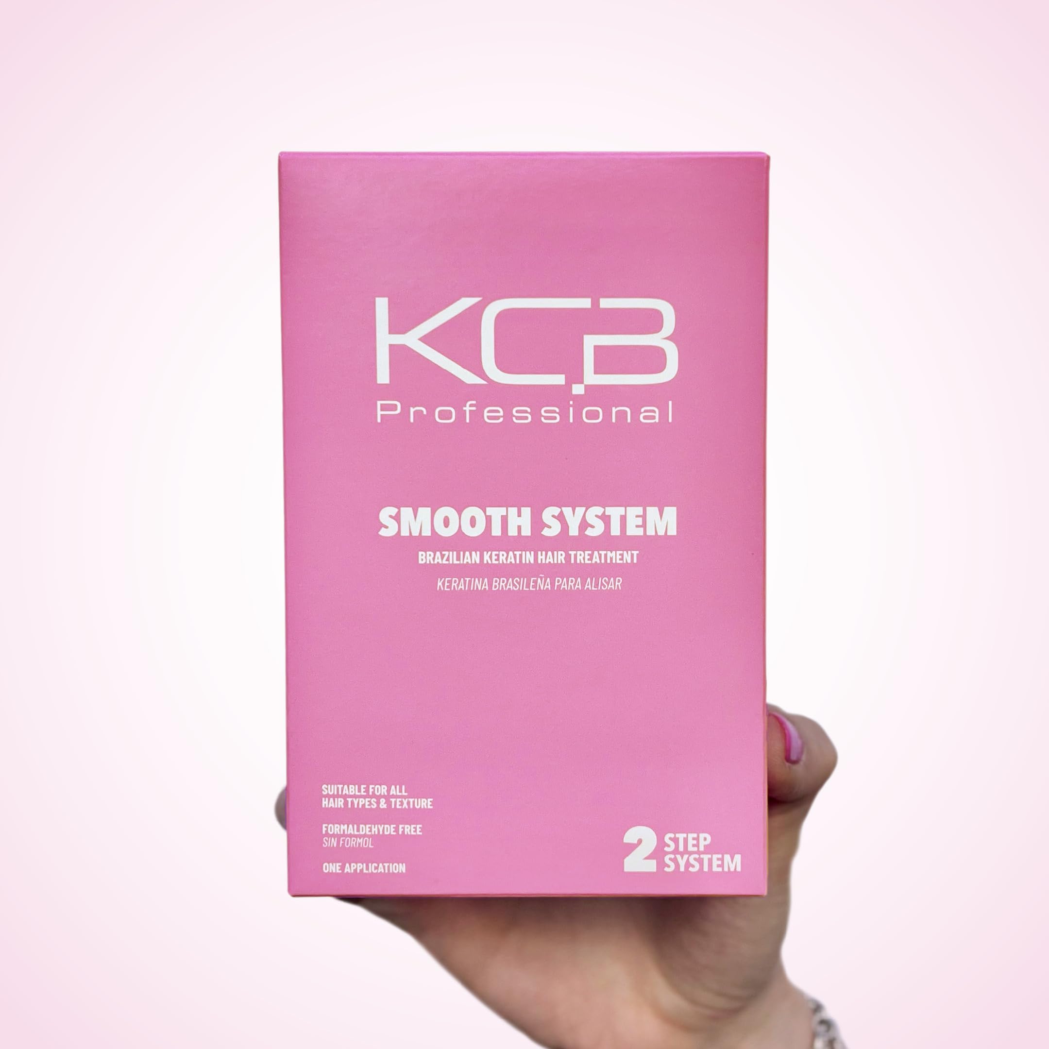 Texture image showing smooth hair after using KCB Professional Smooth System