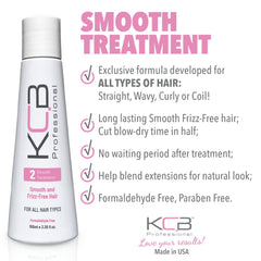 KCB Professional Smooth System branding showing vegan and cruelty-free credentials