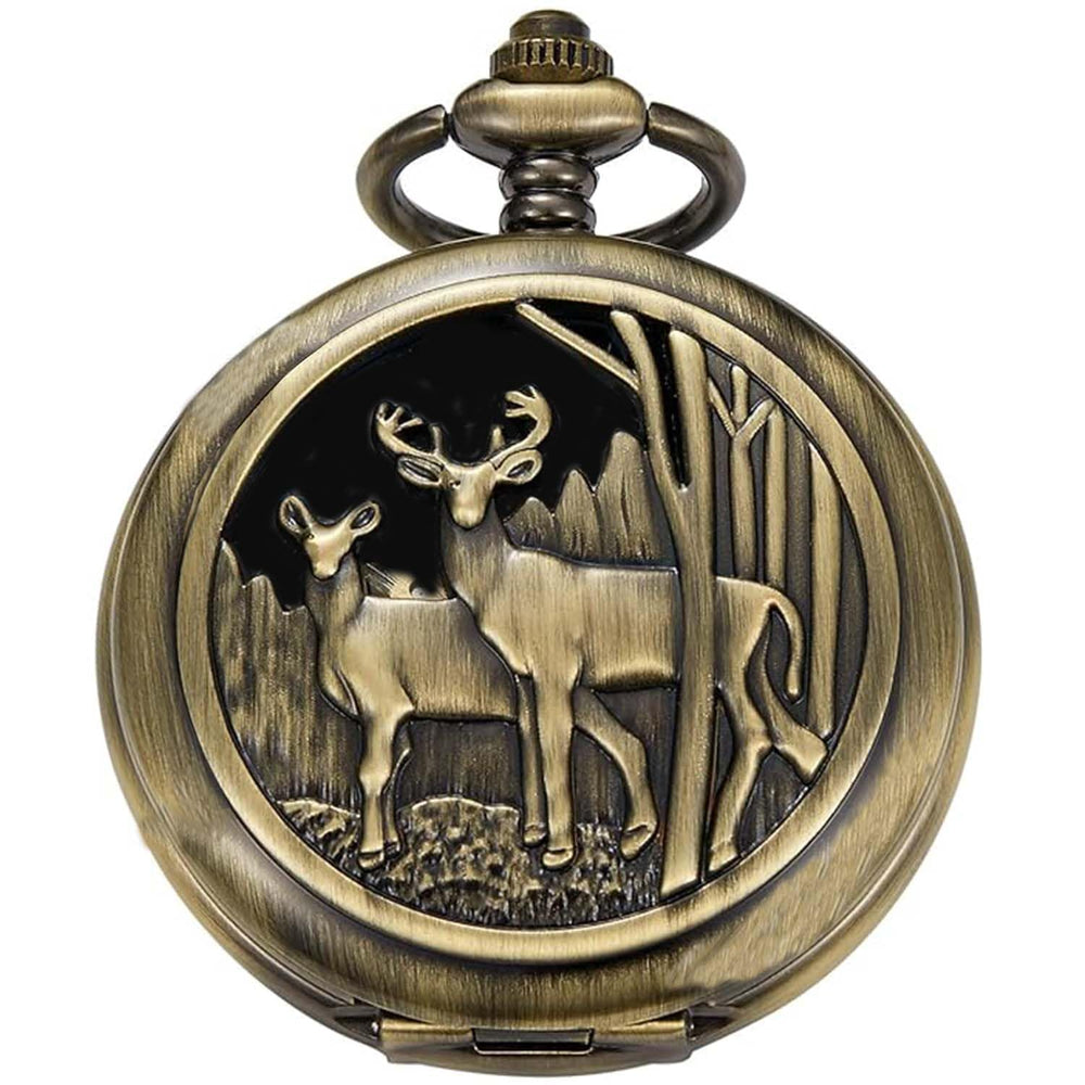 Kchss obsidian mirror concealed in a pocket-watch shell for discreet observation.