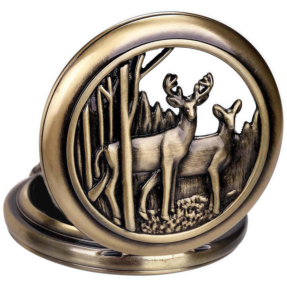 Kchss obsidian mirror inside a pocket-watch shell for portable protection.