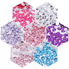 Kdkyy Ink-Blue AB finish rhinestones sparkling with rainbow light