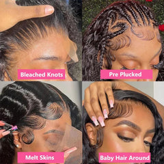 Kdmidun pre-plucked baby hair detail for natural hairline