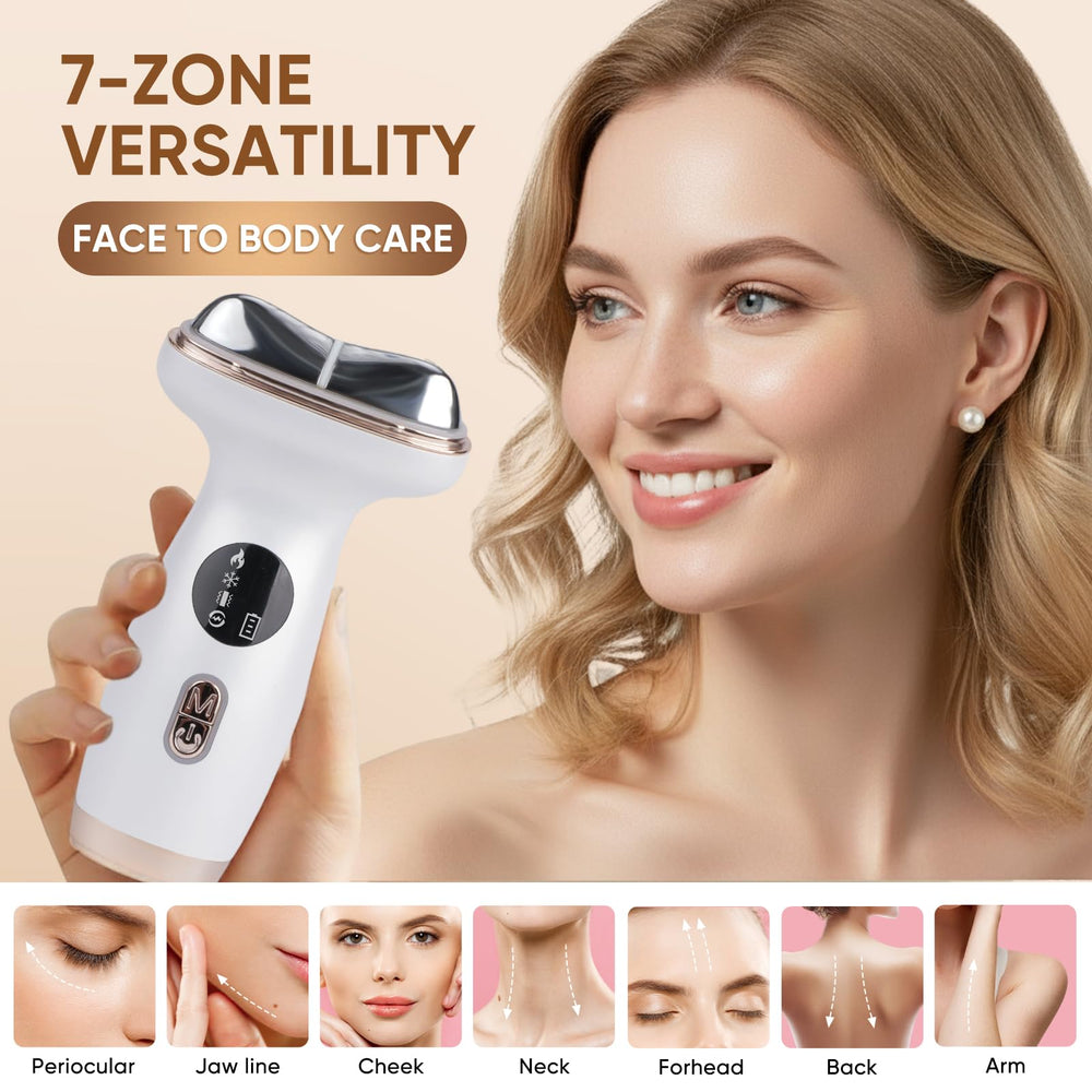 Kdune 85-degree head guiding a comfortable lift along facial curves
