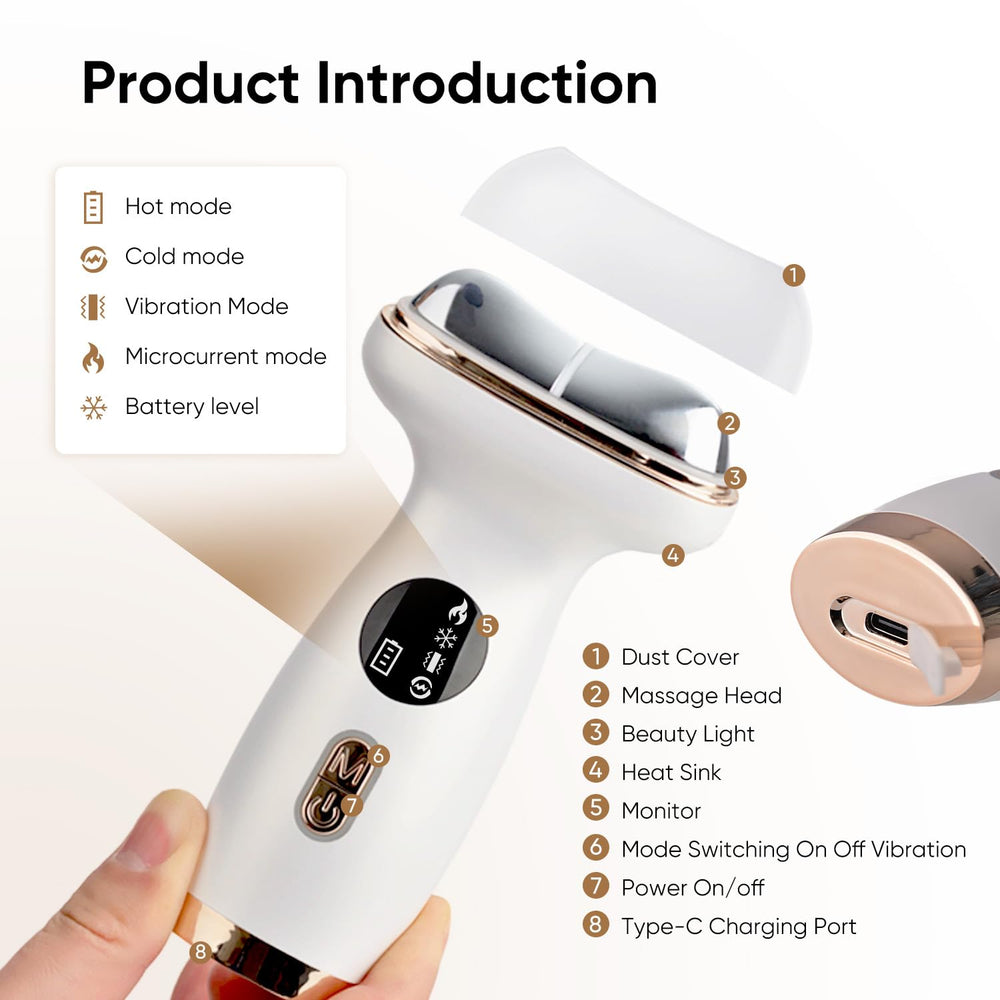 Kdune daily skincare routine using the device for radiant skin