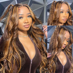 KeaBalo body wave honey blonde lace front wig for everyday wear and versatility
