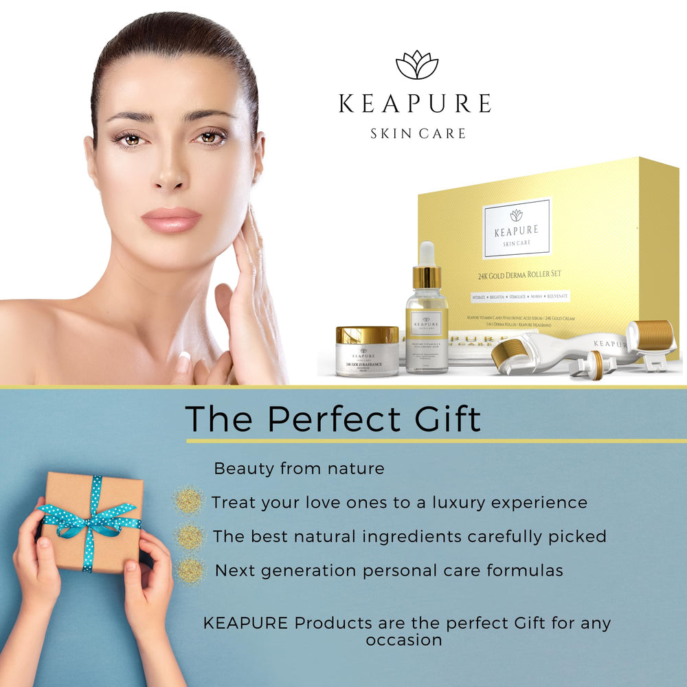 KEAPURE spa headband ready for at-home skincare routine.