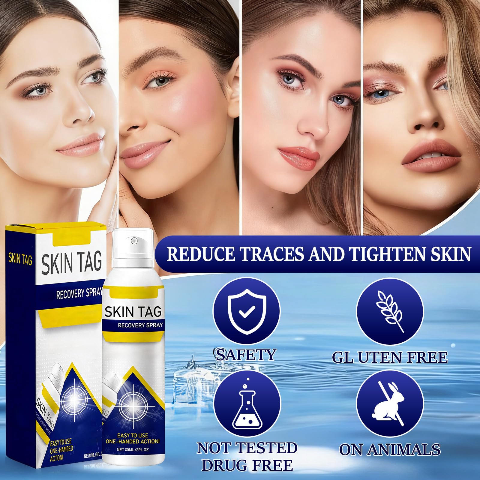 KEBEGE ChillErase packaging box highlights a 2-piece set.