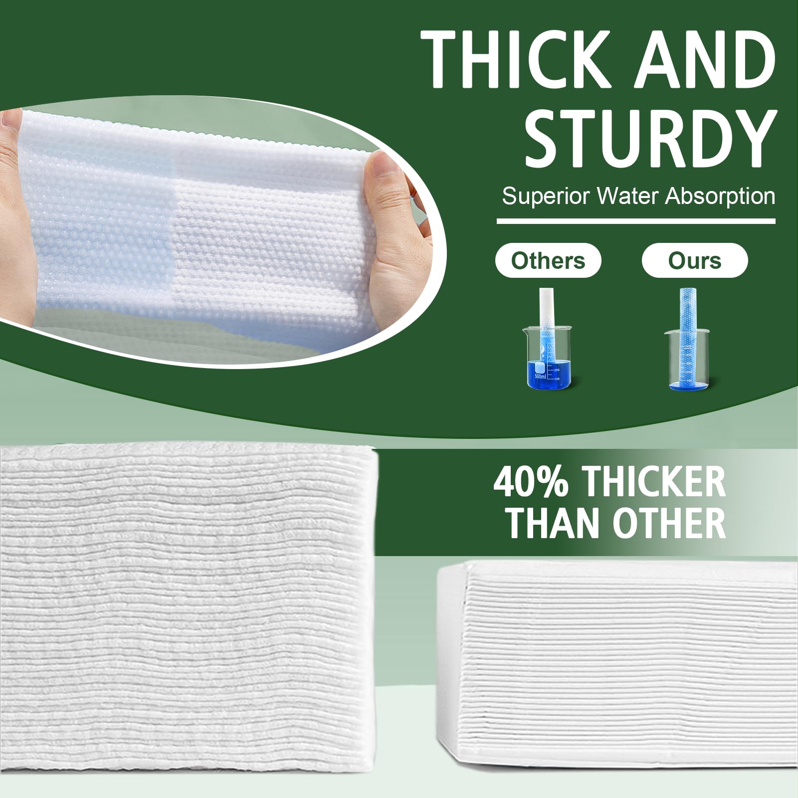 KeeiZoes biodegradable towels use plant fibers with honeycomb structure for high absorption.