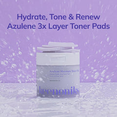 Keenoniks toner pad packaging display highlights easy-to-use hydration