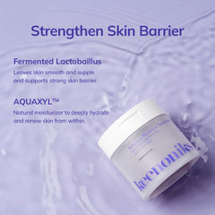 Ultra-thin Keenoniks toner pad closeup shows gentle texture for calm hydration