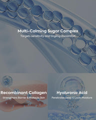 Kefumei Komfymed hydration matrix image highlights sodium hyaluronate benefits