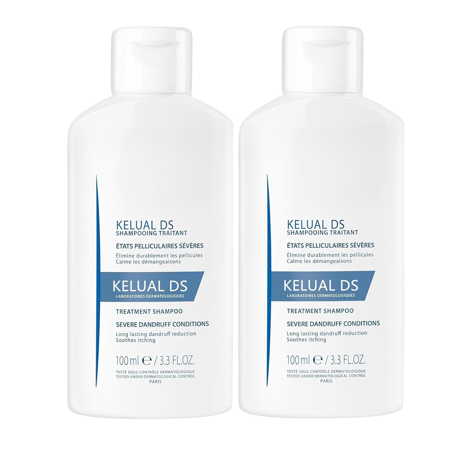 Kelual DS shampoo foaming lather ready for easy application and comfort