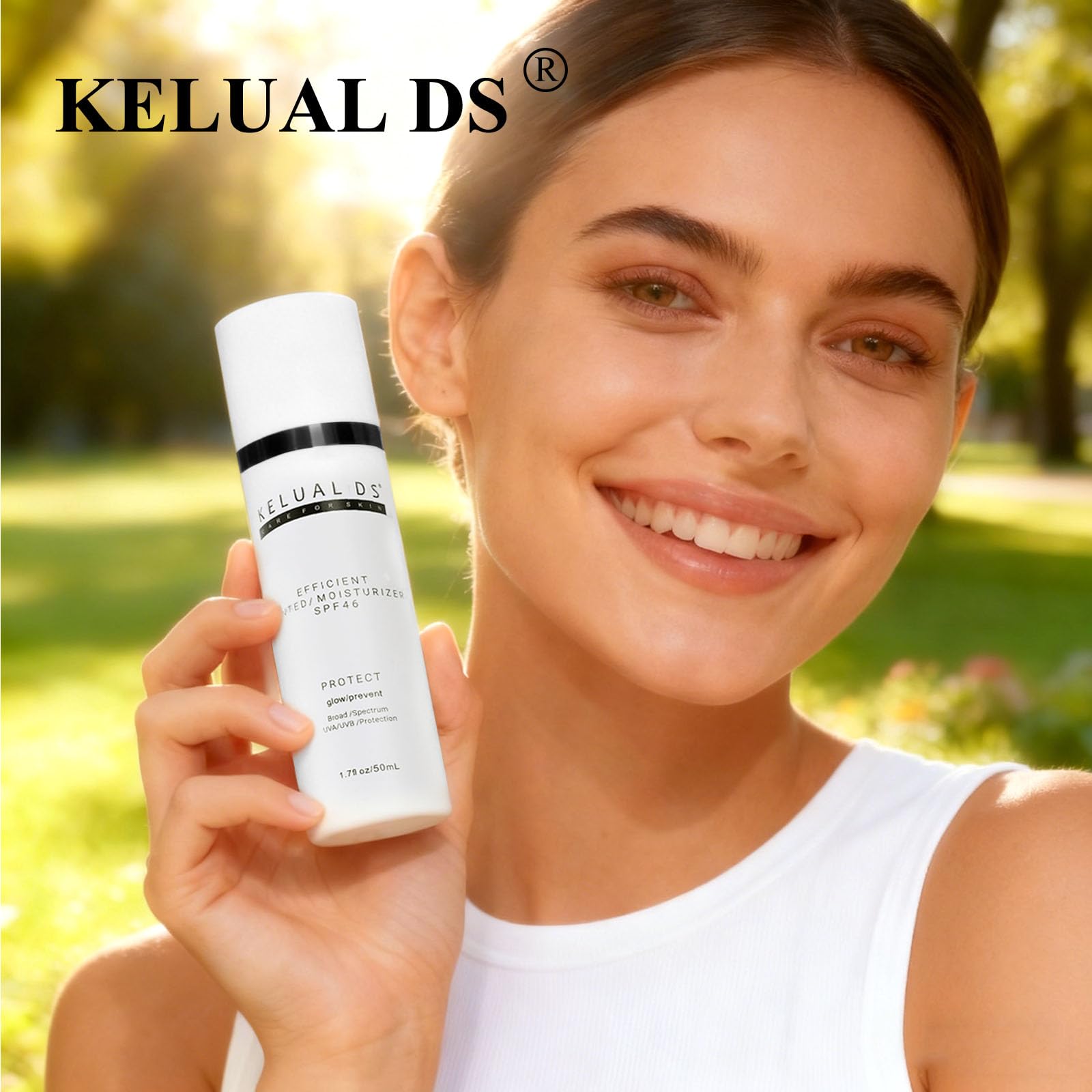 KELUAL DS hyaluronic acid and vitamin E ingredients closeup highlight hydration