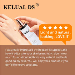 KELUAL DS sunscreen application scene showing broad spectrum protection for daily wear