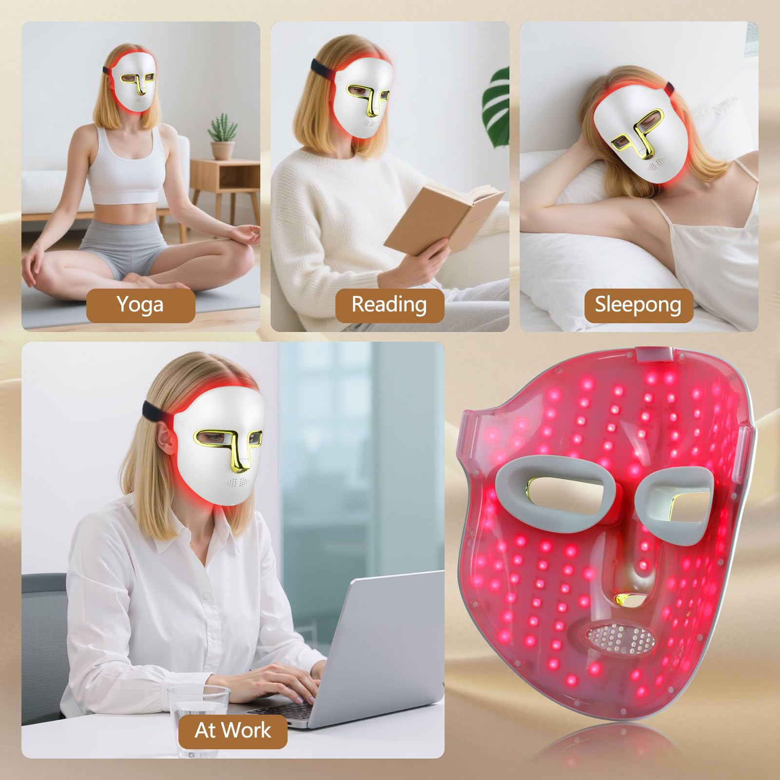 Kelyoo wireless mask with Type-C charger for convenient use