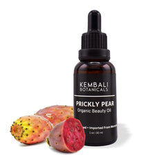Kembali Botanicals Prickly Pear Seed Oil bottle offers premium skin nourishment.