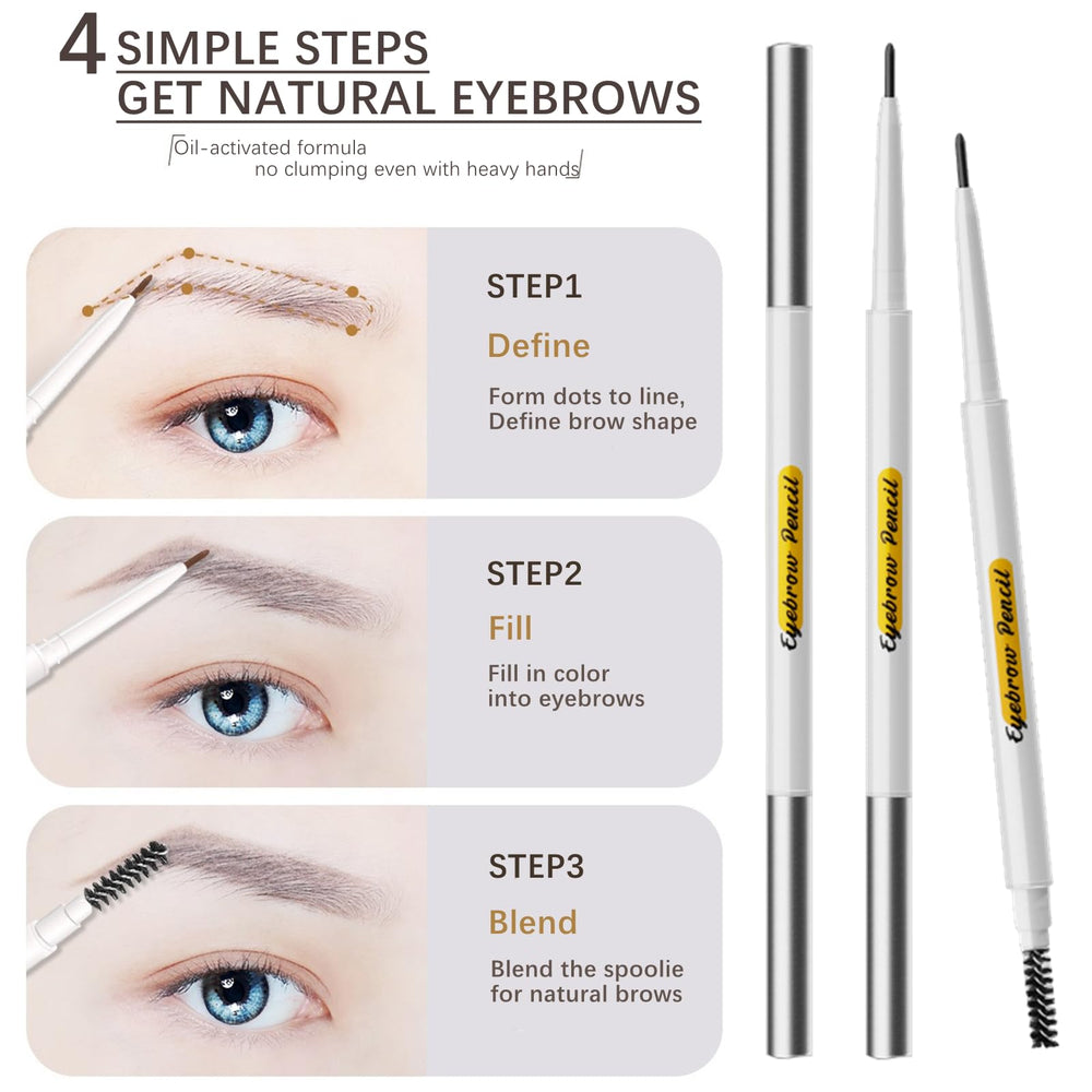 Kemelo Jane Waterproof Brow Pencil stays put through sweat and moisture.
