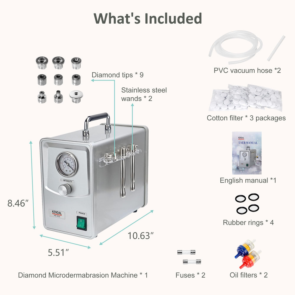 Kendal professional-grade machine designed for home or spa use.