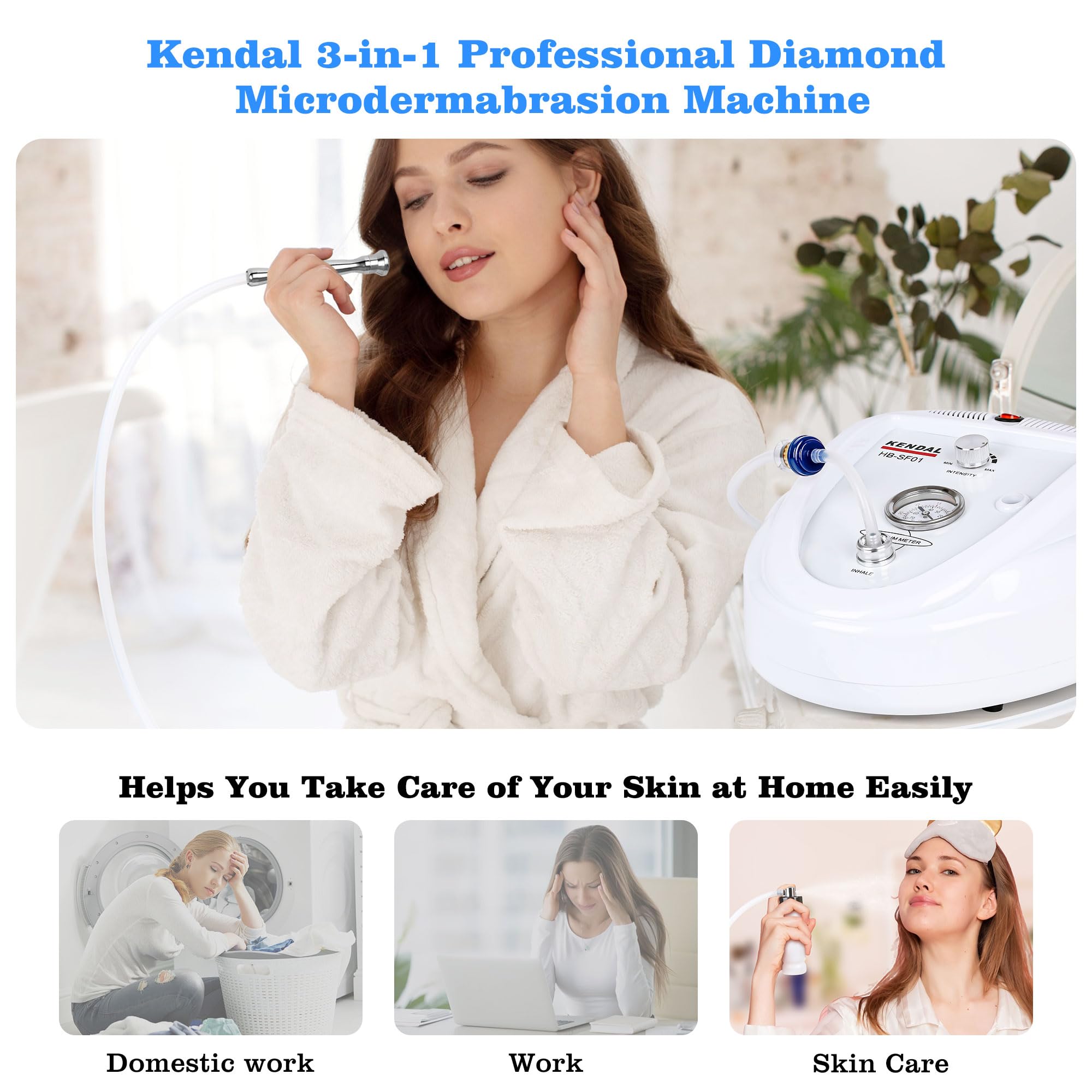 Kendal Two Stainless Steel Handles for comfortable professional use