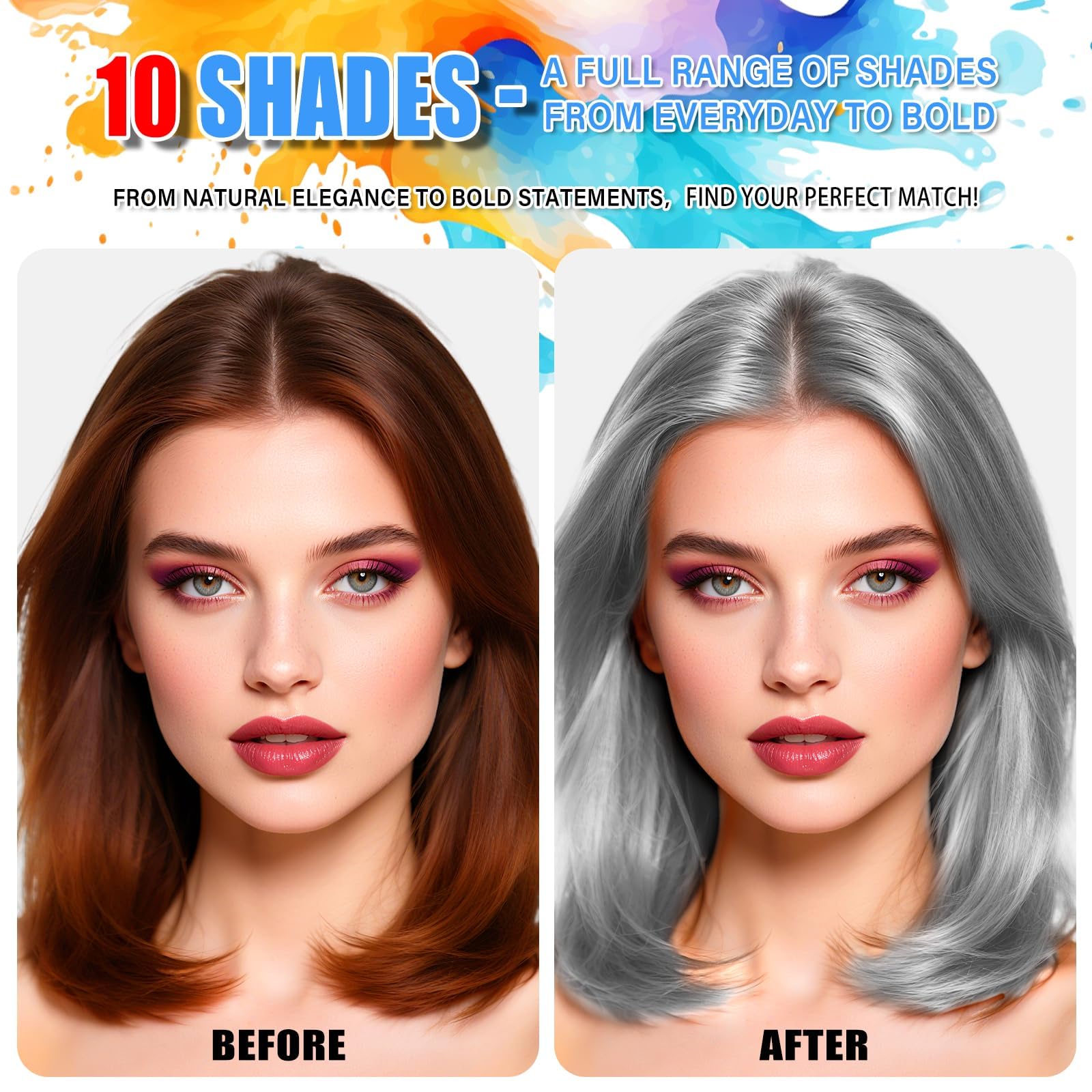 KENINA washable color spray cleans out easily with shampoo