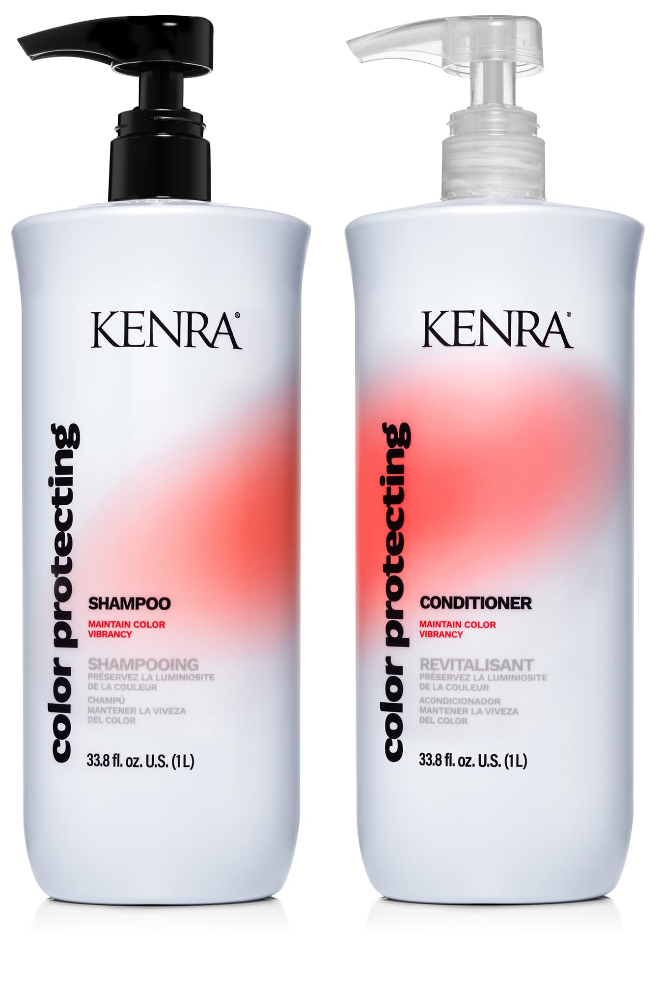 Kenra Color Protecting Shampoo bottle front for daily color protection and shine.
