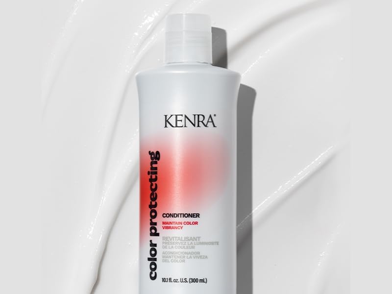 Kenra color vibrancy after wash demonstrates long-lasting richness