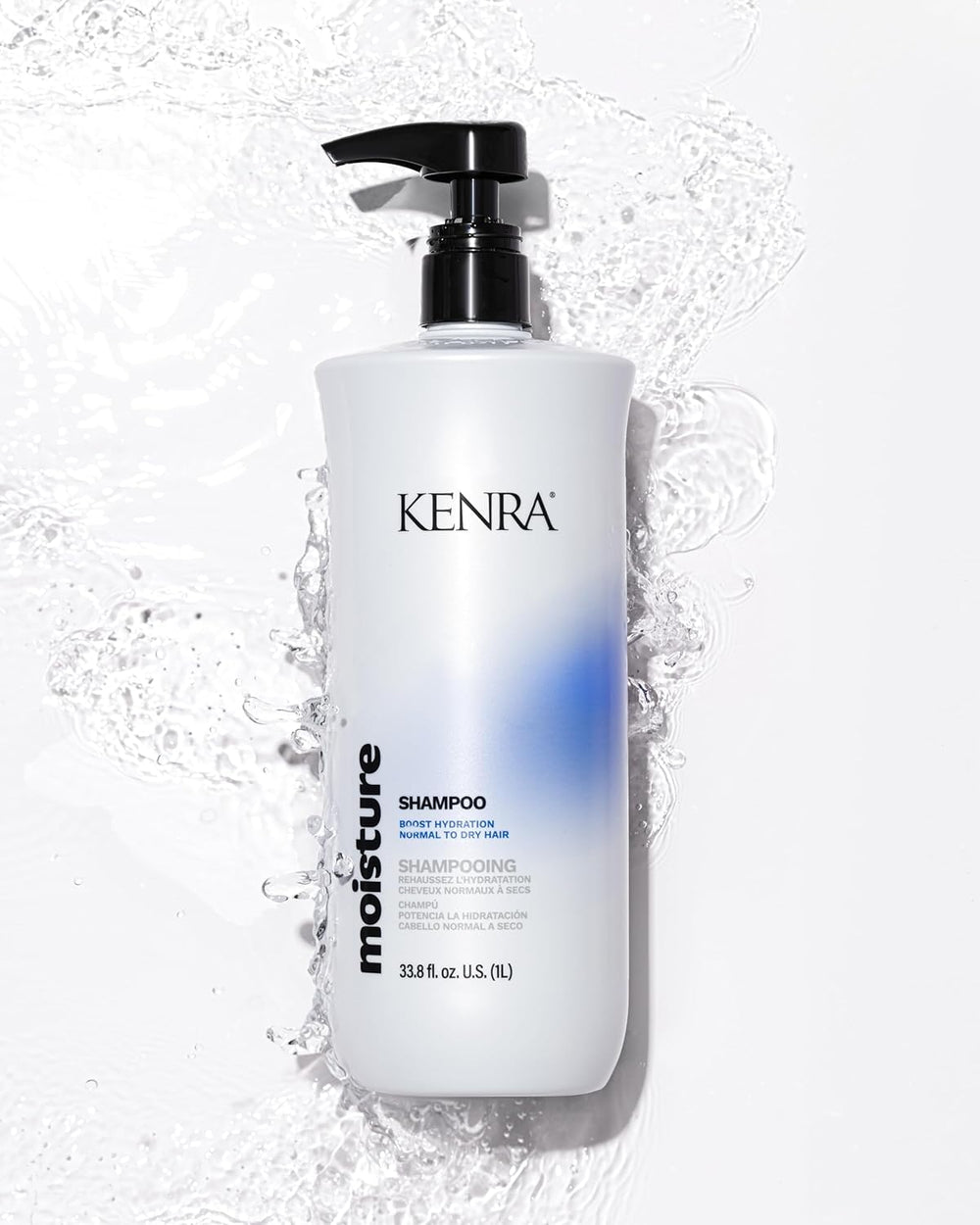 Kenra Moisture duo packaging box highlights color-safe hydration care.