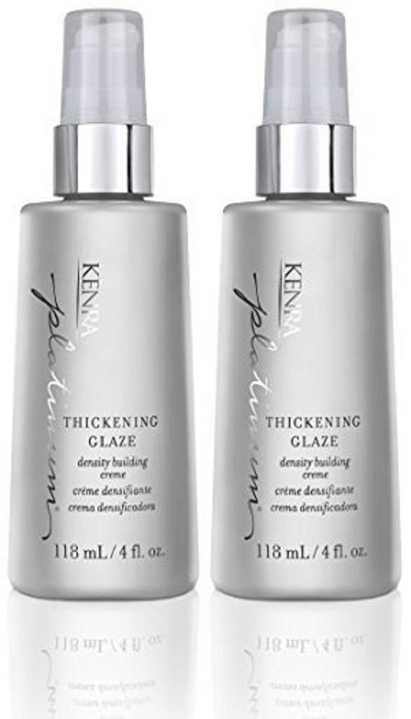 Kenra Platinum Thickening Glaze 2-pack bottle for fuller styling