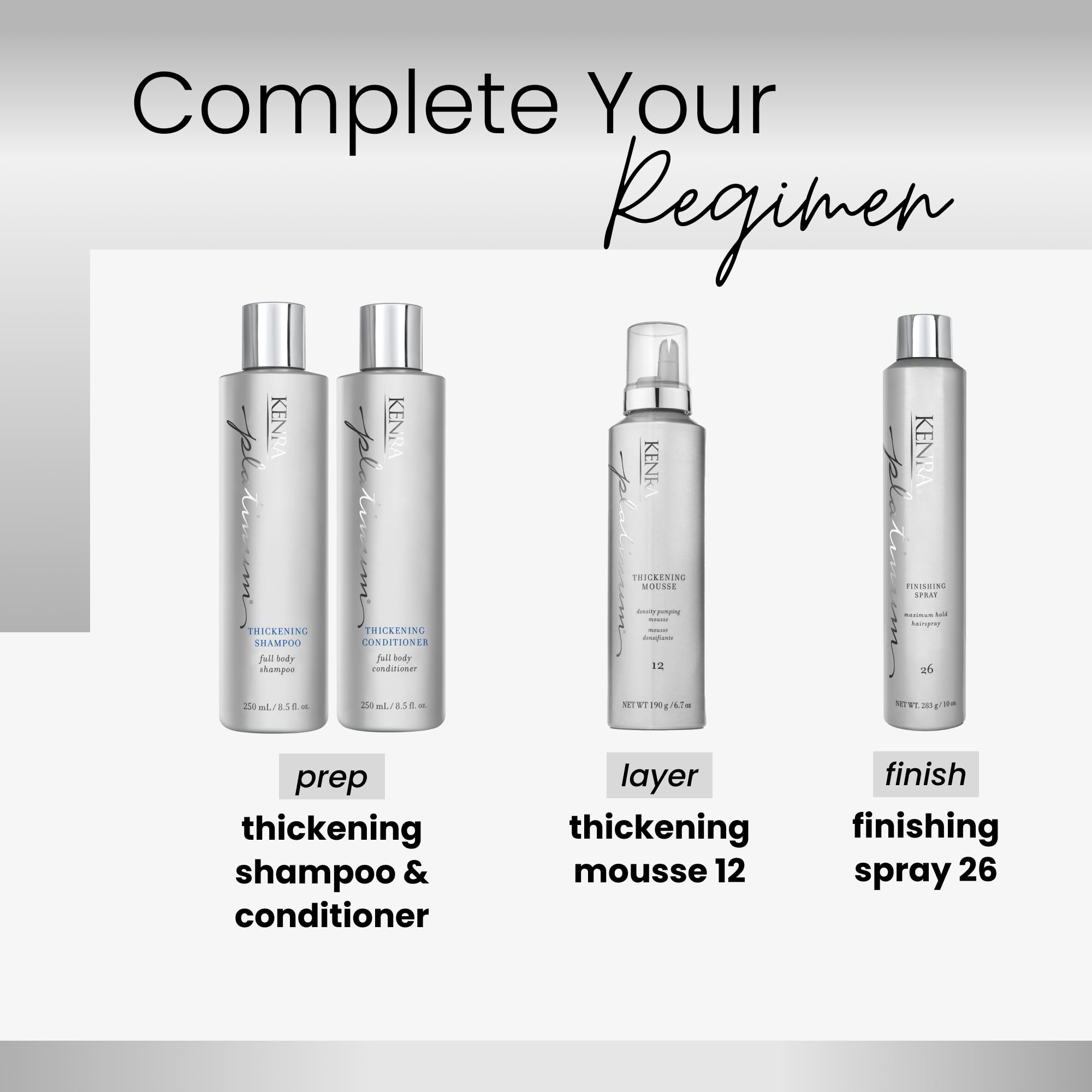 Hair treated with Kenra mousse showing humidity protection up to 48 hours