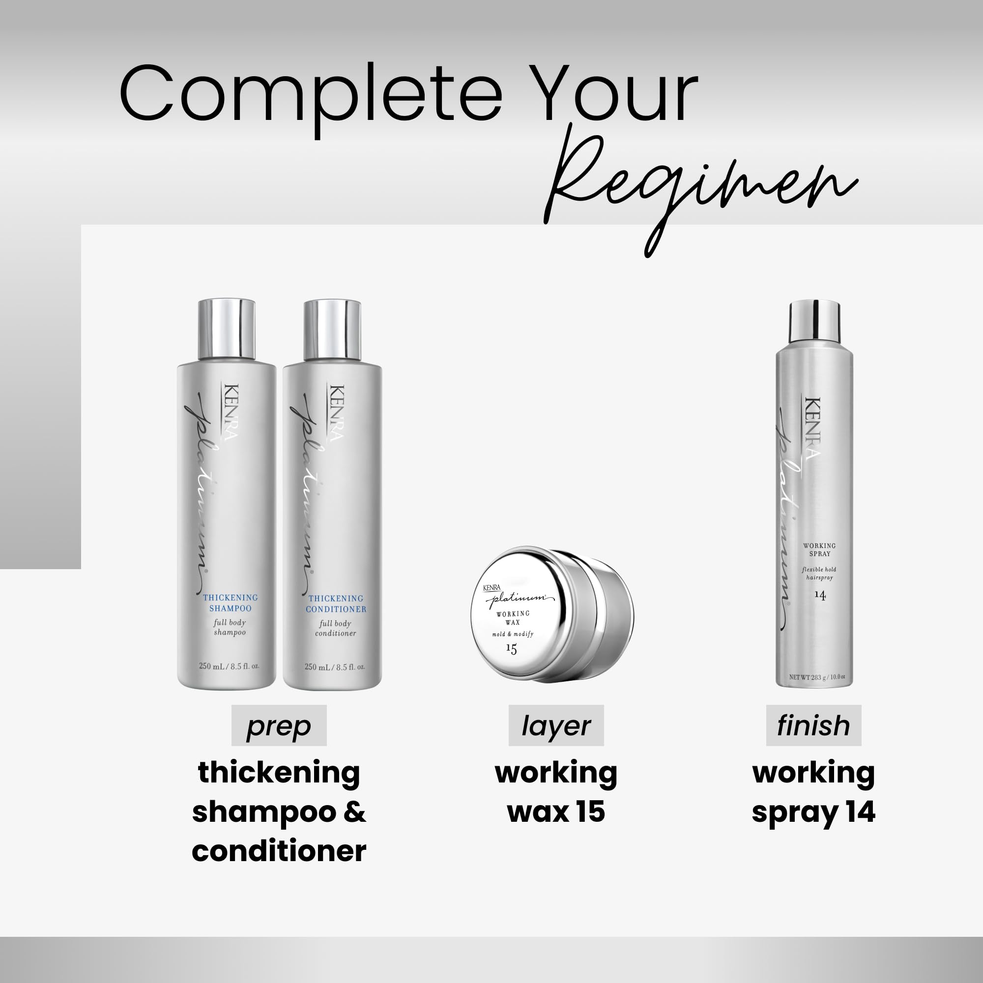 Creme-based formula of Kenra Working Wax 15 smooths application and shaping.