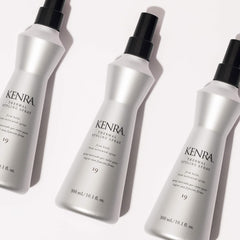 Kenra Smooth Shine finish highlights frizz-taming results.