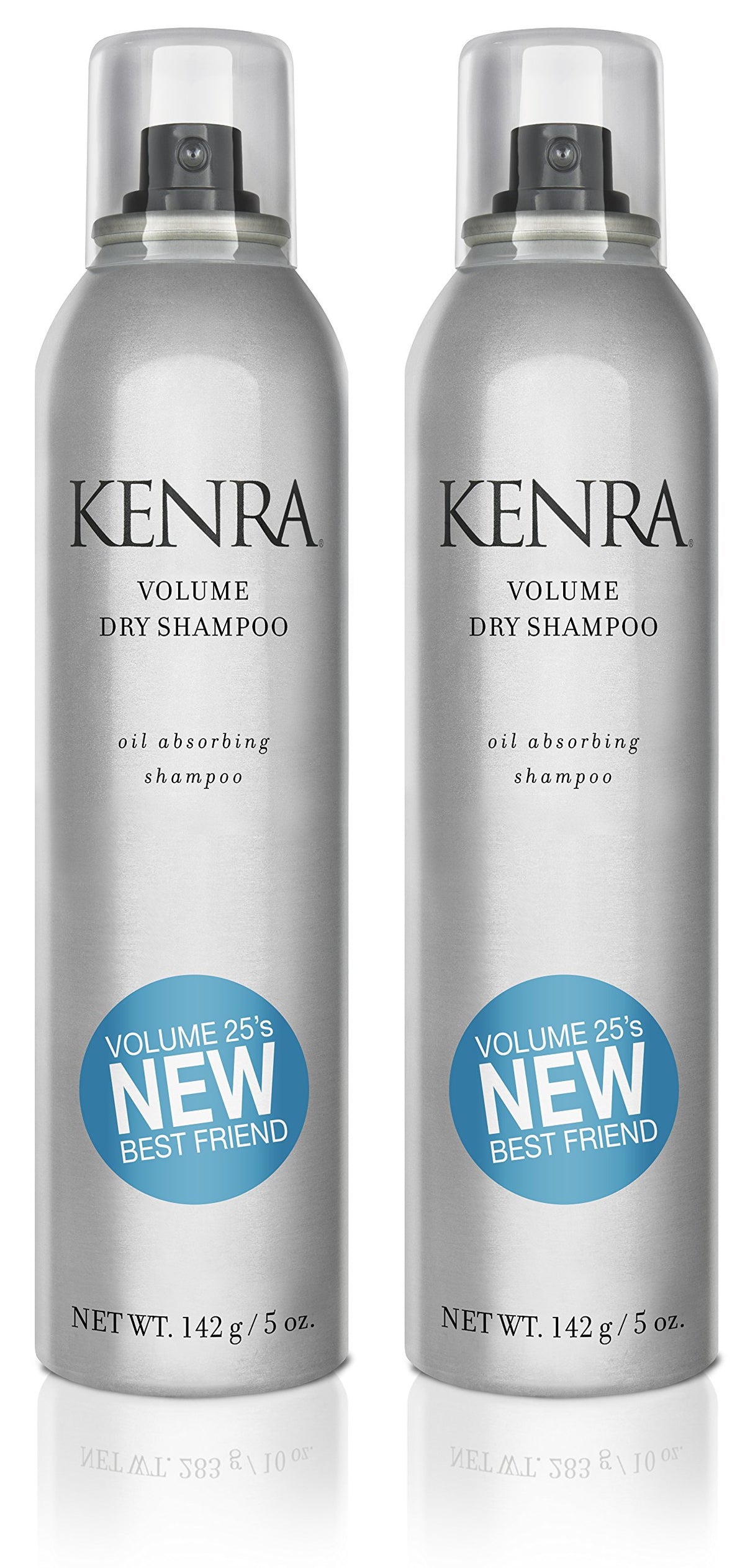 Kenra Volume Dry Shampoo bottle front for quick root refresh.