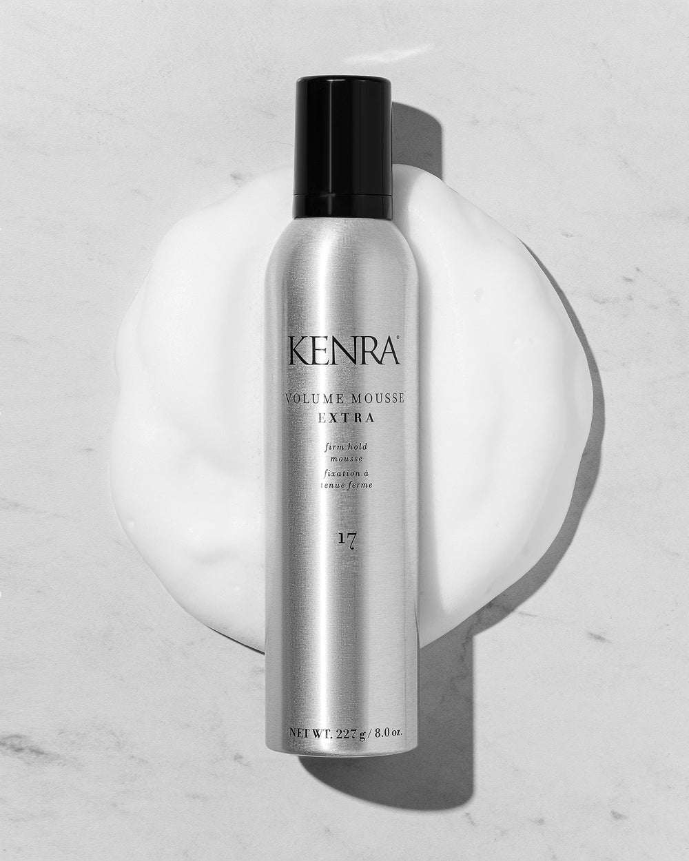 Kenra Volume Mousse Extra 17 curls with definition and bounce.