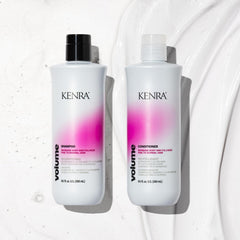 Close-up of Kenra Volume Shampoo lather showing gentle cleansing