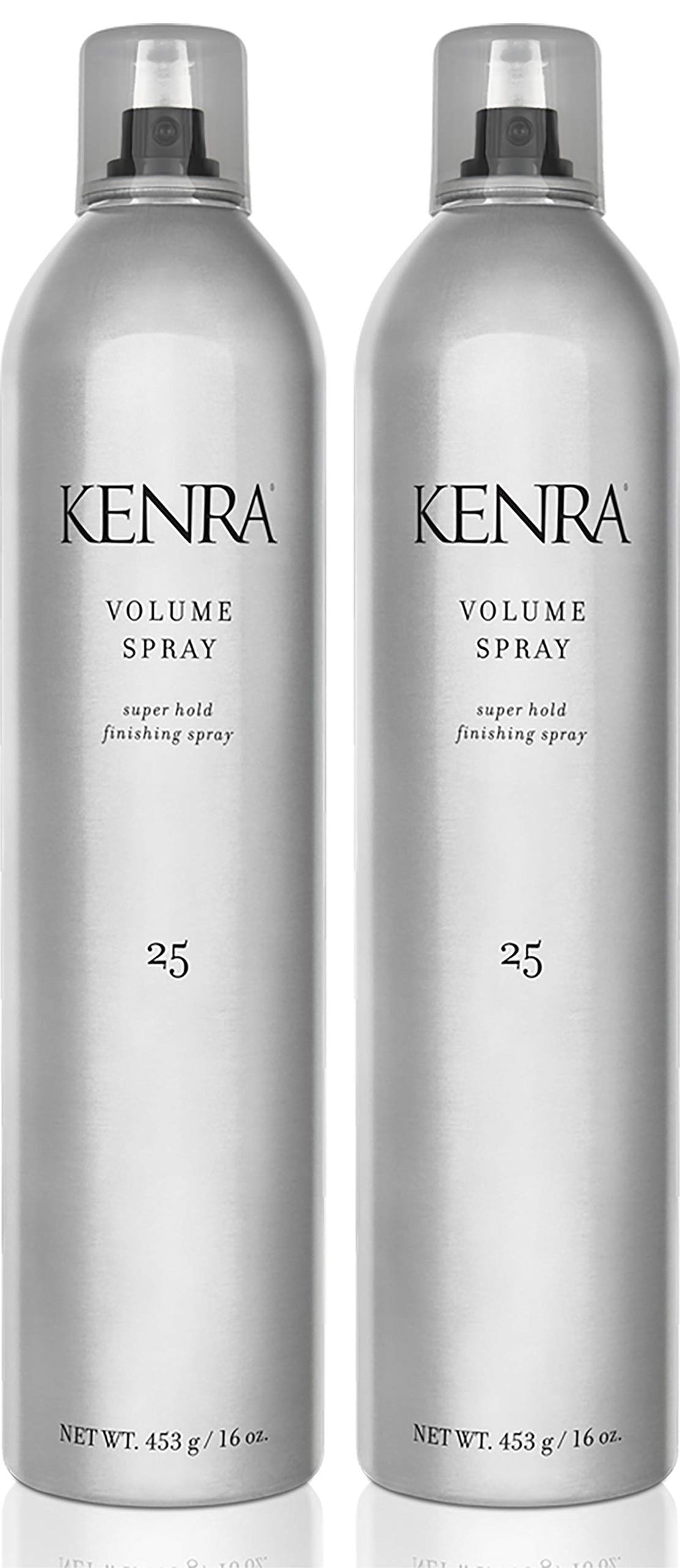 Kenra Volume Spray 25 bottle front view highlighting dual-pack for maximum volume