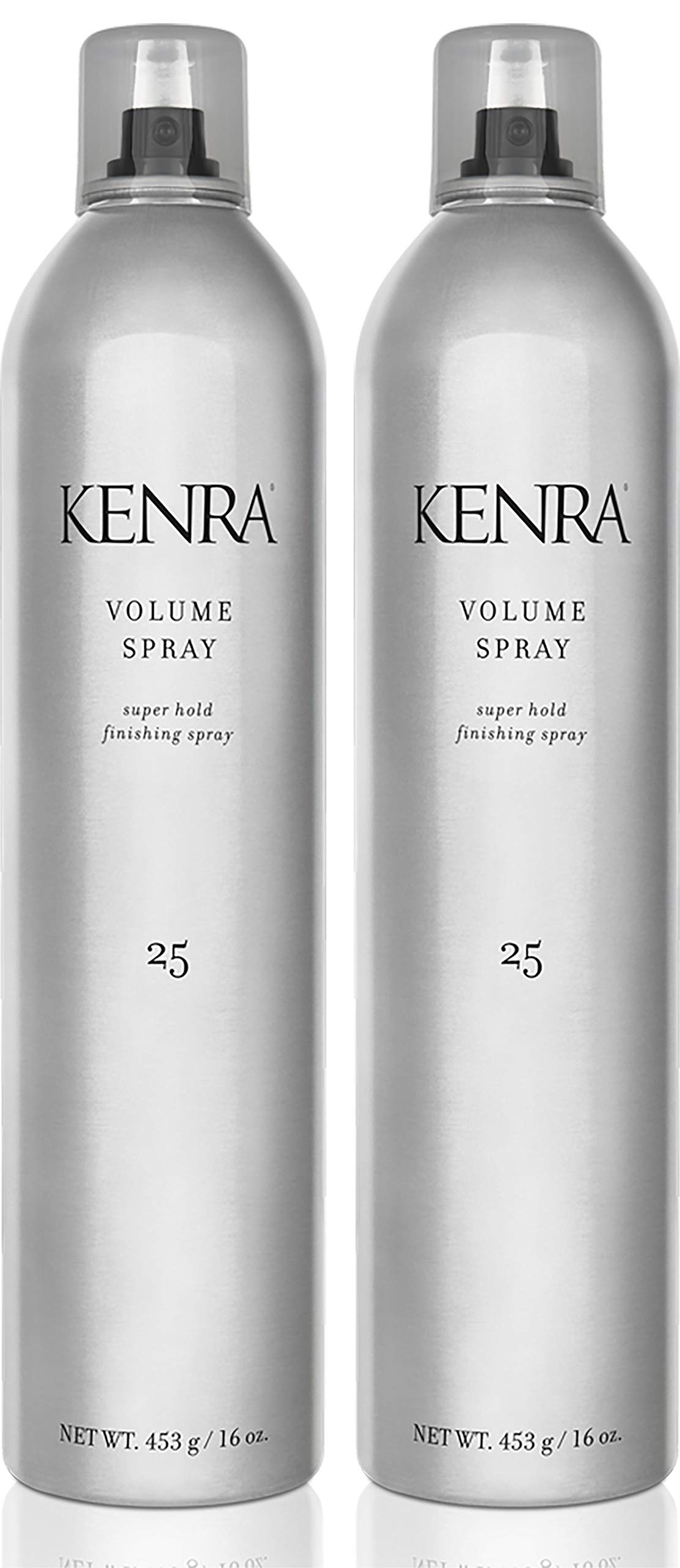 Kenra Volume Spray 25 bottle front view highlighting dual-pack for maximum volume